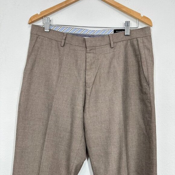 Banana Republic Factory Men’s Tailored Fit Classic Dress Pants Office 33x29” - Picture 2 of 4